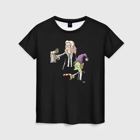 Женская футболка 3D с принтом Disenchantment. Pulp Fiction в Курске, 100% полиэфир ( синтетическое хлопкоподобное полотно) | прямой крой, круглый вырез горловины, длина до линии бедер | криминальное чтиво | разочарование | тарантино | эльф