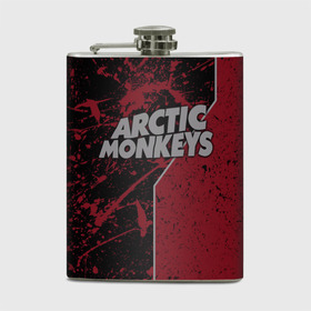 Фляга с принтом Arctic Monkeys в Курске, металлический корпус | емкость 0,22 л, размер 125 х 94 мм. Виниловая наклейка запечатывается полностью | Тематика изображения на принте: британская | гараж | группа | инди рок | метал | ню | постпанк | психоделический | рок | хай грин | электроник
