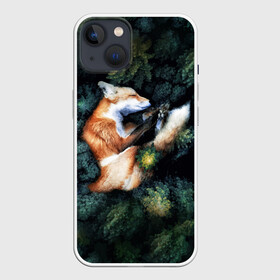 Чехол для iPhone 13 с принтом Лисичка в Лесу в Курске,  |  | core | cute | forest | fox | foxes | ginger | world | деревья | забавная | зелень | кино | лес | лис | лиса | лисица | лисицы | лисичка | лисички | лист | листва | лисы | милая | мира | рыжая | рыжие | сердце | смешная | фильм | фыр