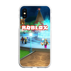 Чехол для iPhone XS Max матовый с принтом ROBLOX в Курске, Силикон | Область печати: задняя сторона чехла, без боковых панелей | block | lego | logo | minecraft | online | oof | quest | roblocks | roblockx | roblox | studio | блок | блоки | голова | игра | игры | квест | лего | лицо | лого | логотип | майнкрафт | онлайн | роблокс | символ | студия