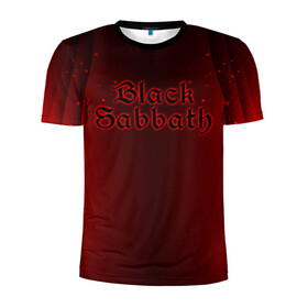 Мужская футболка 3D спортивная с принтом Black Sabbath в Курске, 100% полиэстер с улучшенными характеристиками | приталенный силуэт, круглая горловина, широкие плечи, сужается к линии бедра | бирмингем | британская | группа | иэн гиллан | оззи осборн | рок | ронни джеймс дио | тони айомми | хард