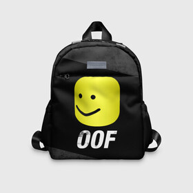Детский рюкзак 3D с принтом Roblox OOF Мем в Курске, 100% полиэстер | лямки с регулируемой длиной, сверху петелька, чтобы рюкзак можно было повесить на вешалку. Основное отделение закрывается на молнию, как и внешний карман. Внутри дополнительный карман. По бокам два дополнительных кармашка | lego | logo | meme | memes | minecraft | oof | quest | roblocks | roblockx | roblox | studio | блок | блоки | голова | игра | игры | квест | лего | лицо | лого | логотип | майнкрафт | мем | мемы | онлайн | роблокс | студия