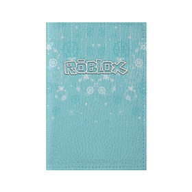Обложка для паспорта матовая кожа с принтом Roblox Новогодний в Курске, натуральная матовая кожа | размер 19,3 х 13,7 см; прозрачные пластиковые крепления | dynablocks | roblox | блоки | вселенная | герои | год | кубики | новый | роблокс | снег | снежинки | узор