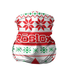 Бандана-труба 3D с принтом Новогодний Roblox в Курске, 100% полиэстер, ткань с особыми свойствами — Activecool | плотность 150‒180 г/м2; хорошо тянется, но сохраняет форму | Тематика изображения на принте: dynablocks | roblox | блоки | вселенная | герои | год | кубики | новый | роблокс | снег | снежинки | узор