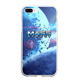 Чехол для iPhone 7Plus/8 Plus матовый с принтом MASS EFFECT в Курске, Силикон | Область печати: задняя сторона чехла, без боковых панелей | amdromeda initiative | andromeda | game | gun | hemet | n7 | rifle | ryder | soldier | space | star | weapon