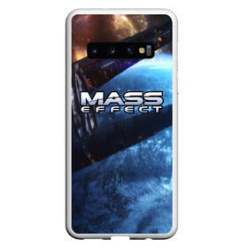 Чехол для Samsung Galaxy S10 с принтом MASS EFFECT в Курске, Силикон | Область печати: задняя сторона чехла, без боковых панелей | amdromeda initiative | andromeda | game | gun | hemet | n7 | rifle | ryder | soldier | space | star | weapon