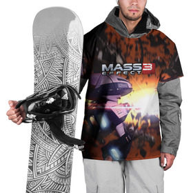 Накидка на куртку 3D с принтом MASS EFFECT в Курске, 100% полиэстер |  | amdromeda initiative | andromeda | game | gun | hemet | n7 | rifle | ryder | soldier | space | star | weapon