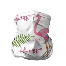 Бандана-труба 3D с принтом Lil Peep pink flamingo в Курске, 100% полиэстер, ткань с особыми свойствами — Activecool | плотность 150‒180 г/м2; хорошо тянется, но сохраняет форму | benz truck | girls. pink | gustav hr | hip hop | lil | lil peep | peep | rap | лил | лилпип | листья | пальма | пальмы | пип | розовый | рэп | фламинго | хип хоп | эмо | эмо реп