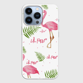 Чехол для iPhone 13 Pro с принтом Lil Peep pink flamingo в Курске,  |  | benz truck | girls. pink | gustav hr | hip hop | lil | lil peep | peep | rap | лил | лилпип | листья | пальма | пальмы | пип | розовый | рэп | фламинго | хип хоп | эмо | эмо реп