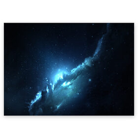 Поздравительная открытка с принтом ATLANTIS NEBULA в Курске, 100% бумага | плотность бумаги 280 г/м2, матовая, на обратной стороне линовка и место для марки
 | galaxy | nebula | space | star | абстракция | вселенная | галактика | звезда | звезды | космический | планеты