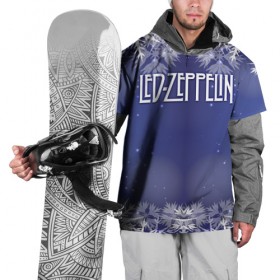 Накидка на куртку 3D с принтом Новогодний Led Zeppelin в Курске, 100% полиэстер |  | Тематика изображения на принте: 