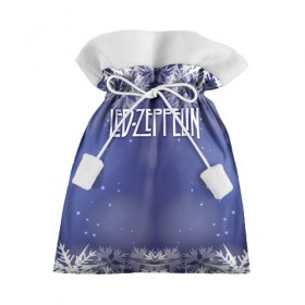 Подарочный 3D мешок с принтом Новогодний Led Zeppelin в Курске, 100% полиэстер | Размер: 29*39 см | 