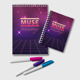 Блокнот с принтом Muse Simulation Theory в Курске, 100% бумага | 48 листов, плотность листов — 60 г/м2, плотность картонной обложки — 250 г/м2. Листы скреплены удобной пружинной спиралью. Цвет линий — светло-серый
 | alternative | music | retro | rock | simulation | theory | альбом | альтернатива | альтернативная | беллами | музыка | мьюз | мэтью | ретро | рок