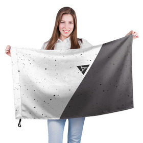 Флаг 3D с принтом ARTIFACT в Курске, 100% полиэстер | плотность ткани — 95 г/м2, размер — 67 х 109 см. Принт наносится с одной стороны | 