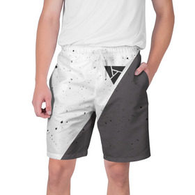 Мужские шорты 3D с принтом ARTIFACT в Курске,  полиэстер 100% | прямой крой, два кармана без застежек по бокам. Мягкая трикотажная резинка на поясе, внутри которой широкие завязки. Длина чуть выше колен | Тематика изображения на принте: 