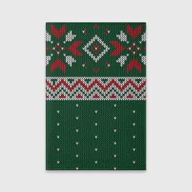 Обложка для паспорта матовая кожа с принтом Ugly Sweater в Курске, натуральная матовая кожа | размер 19,3 х 13,7 см; прозрачные пластиковые крепления | 