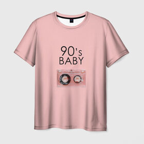 Мужская футболка 3D с принтом 90-е в Курске, 100% полиэфир | прямой крой, круглый вырез горловины, длина до линии бедер | mtv | music | детство | дискотека | кассета | музыка | перестройка | ретро | ссср