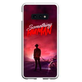 Чехол для Samsung S10E с принтом Something human в Курске, Силикон | Область печати: задняя сторона чехла, без боковых панелей | matthew bellamy | muse | simulation theory | мьюз | мэт бэллами | мэтью беллами