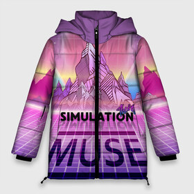 Женская зимняя куртка 3D с принтом Simulation Theory Muse в Курске, верх — 100% полиэстер; подкладка — 100% полиэстер; утеплитель — 100% полиэстер | длина ниже бедра, силуэт Оверсайз. Есть воротник-стойка, отстегивающийся капюшон и ветрозащитная планка. 

Боковые карманы с листочкой на кнопках и внутренний карман на молнии | matthew bellamy | muse | simulation theory | мьюз | мэт бэллами | мэтью беллами