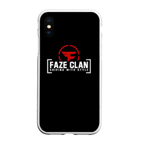 Чехол для iPhone XS Max матовый с принтом FAZE CLAN в Курске, Силикон | Область печати: задняя сторона чехла, без боковых панелей | action | astralis | awp | counter strike | cs go | cs go global offensive | cybersport | faze clan | game | gamer | hyper beast | shooter | skin | team liquid | киберспорт | оружие | скины