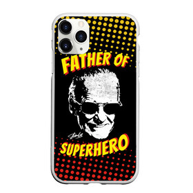 Чехол для iPhone 11 Pro матовый с принтом Stan Lee Father of Superhero в Курске, Силикон |  | Тематика изображения на принте: avengers | father | hero | hulk | iron | lee | man | stan | stan lee | stanlee | superhero | thor | анти | герой | железный | комиксы | лии | мстители | отец | стен | стенли | стэн ли | супер | супергероев | тор | халк | человек