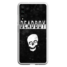 Чехол для Honor 20 с принтом BONES DEADBOY SESH в Курске, Силикон | Область печати: задняя сторона чехла, без боковых панелей | Тематика изображения на принте: bones | boy | dead | deadboy | elmo | hdmi | hip | hop | kennedy | metal | rap | rapper | scream | sesh | seshollowaterboyz | skull | team | кеннеди | кости | костя | метал | рэп | рэпер | сеш | скрим | сэш | хип | хоп | череп | элмо