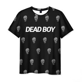 Мужская футболка 3D с принтом Bones Deadboy в Курске, 100% полиэфир | прямой крой, круглый вырез горловины, длина до линии бедер | bones | boy | dead | deadboy | elmo | hdmi | hip | hop | kennedy | metal | rap | rapper | scream | sesh | seshollowaterboyz | skull | team | кеннеди | кости | костя | метал | рэп | рэпер | сеш | скрим | сэш | хип | хоп | череп | элмо