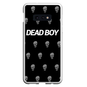 Чехол для Samsung S10E с принтом Bones Deadboy в Курске, Силикон | Область печати: задняя сторона чехла, без боковых панелей | bones | boy | dead | deadboy | elmo | hdmi | hip | hop | kennedy | metal | rap | rapper | scream | sesh | seshollowaterboyz | skull | team | кеннеди | кости | костя | метал | рэп | рэпер | сеш | скрим | сэш | хип | хоп | череп | элмо