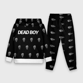 Детский костюм 3D (с толстовкой) с принтом Bones Deadboy в Курске,  |  | bones | boy | dead | deadboy | elmo | hdmi | hip | hop | kennedy | metal | rap | rapper | scream | sesh | seshollowaterboyz | skull | team | кеннеди | кости | костя | метал | рэп | рэпер | сеш | скрим | сэш | хип | хоп | череп | элмо