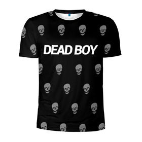 Мужская футболка 3D спортивная с принтом Bones Deadboy в Курске, 100% полиэстер с улучшенными характеристиками | приталенный силуэт, круглая горловина, широкие плечи, сужается к линии бедра | bones | boy | dead | deadboy | elmo | hdmi | hip | hop | kennedy | metal | rap | rapper | scream | sesh | seshollowaterboyz | skull | team | кеннеди | кости | костя | метал | рэп | рэпер | сеш | скрим | сэш | хип | хоп | череп | элмо