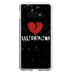 Чехол для Samsung S10E с принтом XXXTentacion Red Broken Heart в Курске, Силикон | Область печати: задняя сторона чехла, без боковых панелей | broken | dead | heart | king | legend | music | rap | rapper | red | revenge | rip | xtentation | xxtennation | xxx | xxxtentacion | красное | мертв | музыка | память | разбитое | репер | рип | рэп | сердце | тентасьон | умер