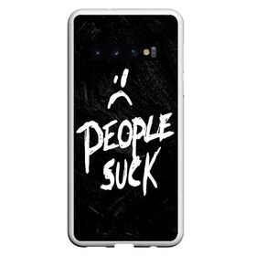 Чехол для Samsung Galaxy S10 с принтом XXXTentacion People Suck ( в Курске, Силикон | Область печати: задняя сторона чехла, без боковых панелей | broken | dead | heart | king | legend | music | rap | rapper | red | revenge | rip | xtentation | xxtennation | xxx | xxxtentacion | красное | мертв | музыка | память | разбитое | репер | рип | рэп | сердце | тентасьон | умер