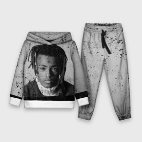 Детский костюм 3D (с толстовкой) с принтом XXXTentacion в Курске,  |  | broken | dead | heart | king | legend | music | rap | rapper | red | revenge | rip | xtentation | xxtennation | xxx | xxxtentacion | красное | мертв | музыка | память | разбитое | репер | рип | рэп | сердце | тентасьон | умер