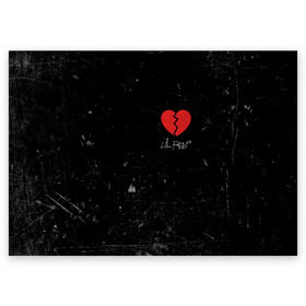 Поздравительная открытка с принтом Lil Peep Broken Heart в Курске, 100% бумага | плотность бумаги 280 г/м2, матовая, на обратной стороне линовка и место для марки
 | Тематика изображения на принте: broken | dead | heart | lil | lil peep | lilpeep | music | peep | pump | rap | rapper | red | rip | густав | красное | лил | лил пип | лилпип | мертв | память | пип | разбитое | рип | рэп | рэпер | сердечко | сердце | умер | эмо