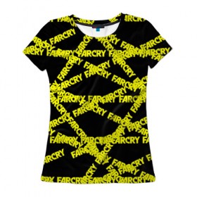 Женская футболка 3D с принтом Pop art Far Cry в Курске, 100% полиэфир ( синтетическое хлопкоподобное полотно) | прямой крой, круглый вырез горловины, длина до линии бедер | Тематика изображения на принте: 