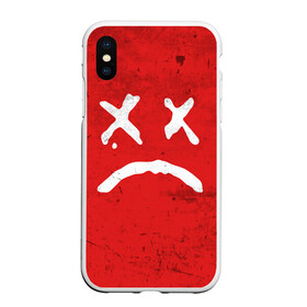 Чехол для iPhone XS Max матовый с принтом Lil Peep Sad Face в Курске, Силикон | Область печати: задняя сторона чехла, без боковых панелей | broken | dead | heart | lil | lil peep | lilpeep | music | peep | pump | rap | rapper | red | rip | густав | красное | лил | лил пип | лилпип | мертв | память | пип | разбитое | рип | рэп | рэпер | сердечко | сердце | умер | эмо