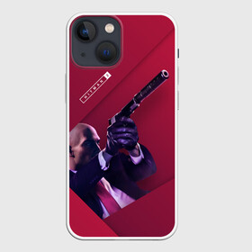 Чехол для iPhone 13 mini с принтом HITMAN 2 c Пистолетом в Курске,  |  | Тематика изображения на принте: action | agent | agent 47 | game | games | hit | hitman | hitman 2 | hitmen | killer | man | stealth | агент | агент 47 | игра | игры | пистолет | стелс | хитман | хитмен | хитмэн | экшн