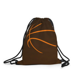 Рюкзак-мешок 3D с принтом Баскетболист в Курске, 100% полиэстер | плотность ткани — 200 г/м2, размер — 35 х 45 см; лямки — толстые шнурки, застежка на шнуровке, без карманов и подкладки | баскетбол | баскетболист | мяч баскетбольный