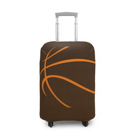Чехол для чемодана 3D с принтом Баскетболист в Курске, 86% полиэфир, 14% спандекс | двустороннее нанесение принта, прорези для ручек и колес | баскетбол | баскетболист | мяч баскетбольный