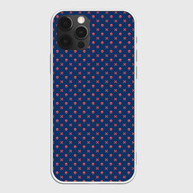 Чехол для iPhone 12 Pro Max с принтом Scull pat 1 в Курске, Силикон |  | scull | кости | мода | паттерн | тренд | узор | хипстер | череп | черепа