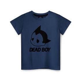 Детская футболка хлопок с принтом DEAD BOY   BONES в Курске, 100% хлопок | круглый вырез горловины, полуприлегающий силуэт, длина до линии бедер | bones | cloudrap | dead | deadboy | logo | music | rap | sesh | боунс | клаудреп | кости | лого | музыка | реп