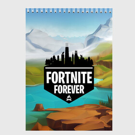 Скетчбук с принтом Fortnite Forever в Курске, 100% бумага
 | 48 листов, плотность листов — 100 г/м2, плотность картонной обложки — 250 г/м2. Листы скреплены сверху удобной пружинной спиралью | battle royale | fortnite | fortnite battle royale | futuresynth | game | outrun | retrowave | synth | synthwave | игры | ретровейв | синтвейв | фортнайт