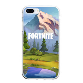 Чехол для iPhone 7Plus/8 Plus матовый с принтом Fortnite в Курске, Силикон | Область печати: задняя сторона чехла, без боковых панелей | battle royale | fortnite | fortnite battle royale | futuresynth | game | outrun | retrowave | synth | synthwave | игры | ретровейв | синтвейв | фортнайт