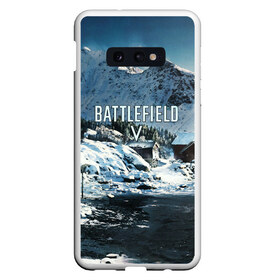 Чехол для Samsung S10E с принтом BATTLEFIELD в Курске, Силикон | Область печати: задняя сторона чехла, без боковых панелей | action | battlefield | battlefield 5 | battlefield v | dice | electronic arts | game | war | world war | война | вторая мировая | игры | солдат | солдаты | шутер