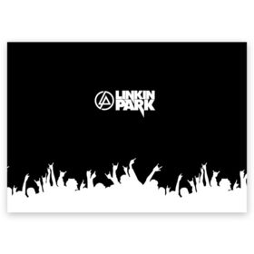 Поздравительная открытка с принтом Linkin Park #5 в Курске, 100% бумага | плотность бумаги 280 г/м2, матовая, на обратной стороне линовка и место для марки
 | linkin park | linkin park in the end | linkin park numb | linkin park remix. | linkin parks | линкин парк