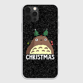 Чехол для iPhone 12 Pro Max с принтом Totoro Christmas в Курске, Силикон |  | Тематика изображения на принте: anime | christmas | moon | myneighbortotoro | night | totoro | xmas | аниме | канта | кодомо | котобус | кусакабэ | мэй | рождество | сусуватари | тацуо | тоторо | хаяомиядзаки | ясуко