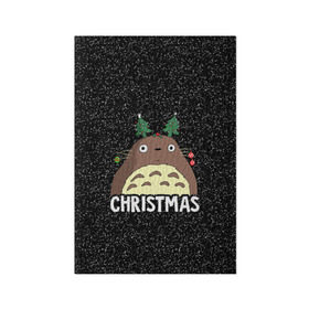 Обложка для паспорта матовая кожа с принтом Totoro Christmas в Курске, натуральная матовая кожа | размер 19,3 х 13,7 см; прозрачные пластиковые крепления | Тематика изображения на принте: anime | christmas | moon | myneighbortotoro | night | totoro | xmas | аниме | канта | кодомо | котобус | кусакабэ | мэй | рождество | сусуватари | тацуо | тоторо | хаяомиядзаки | ясуко