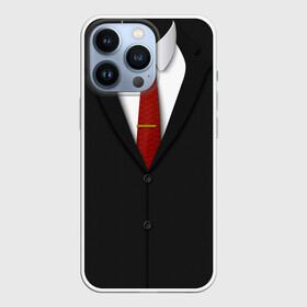 Чехол для iPhone 13 Pro с принтом Костюм 47 в Курске,  |  | agent47 | game | killer | агент47 | бесшумный