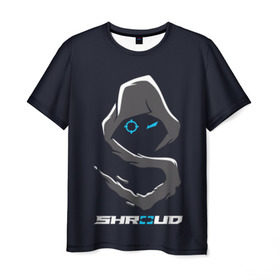 Мужская футболка 3D с принтом Стример Shroud в Курске, 100% полиэфир | прямой крой, круглый вырез горловины, длина до линии бедер | michael «shroud» grzesiek | pubg | twitch | блогер | стример | шрауд