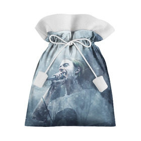 Подарочный 3D мешок с принтом Пошлая Молли в Курске, 100% полиэстер | Размер: 29*39 см | зима | молли | пошлая молли | реп | снег